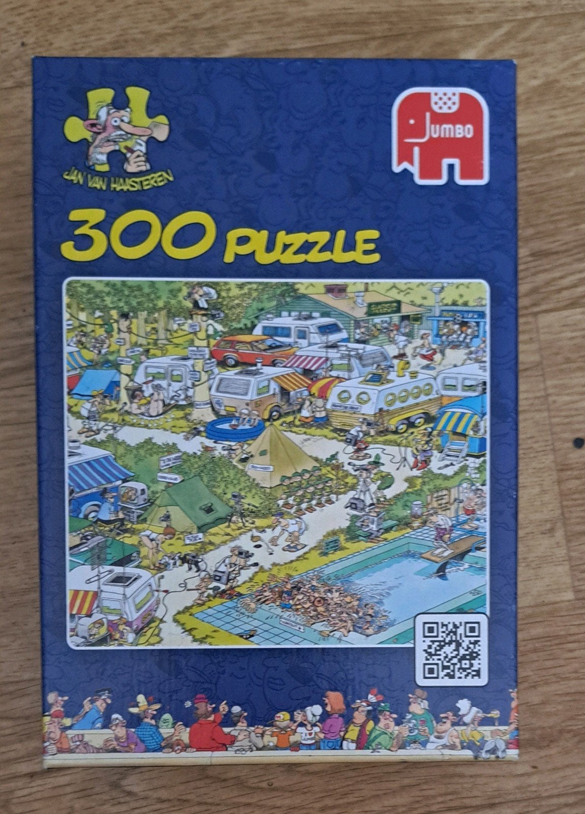 Jan van Haasteren 300 stukjes puzzel - Camping, Hobby en Vrije tijd, Denksport en Puzzels, Ophalen of Verzenden, Minder dan 500 stukjes