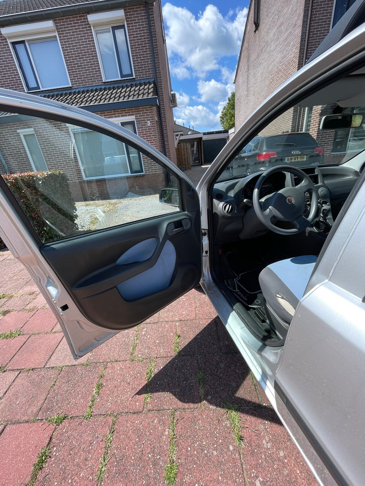 Fiat Panda 1.2 44KW 60PK 2008 Grijs, Auto's, Fiat, Voorwielaandrijving, Origineel Nederlands, Bedrijf, Handgeschakeld