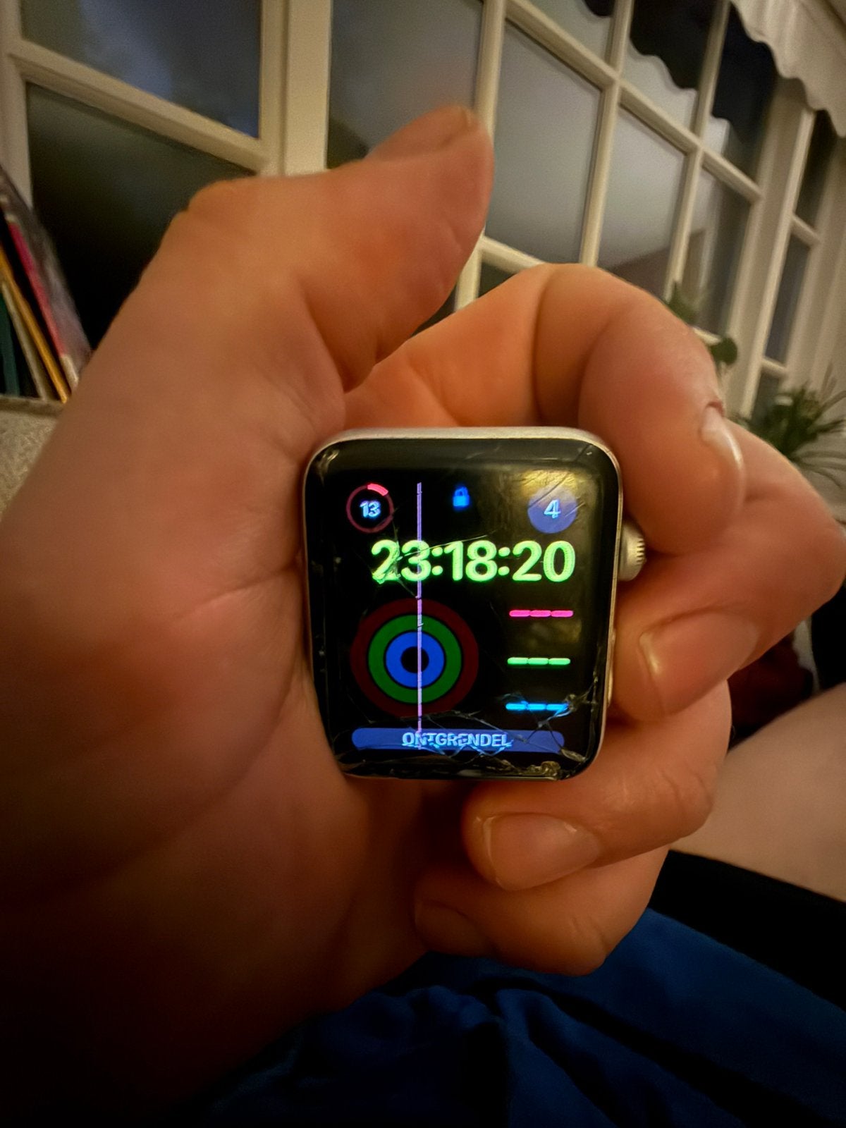 Apple Watch, Ophalen of Verzenden, Gebruikt, Zwart, IOS