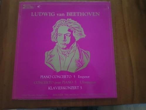 Ludwig Van Beethoven - Klavierkonzert No. 5 "Emperor" Conc, LP, Kamermuziek, Ophalen of Verzenden, Zo goed als nieuw