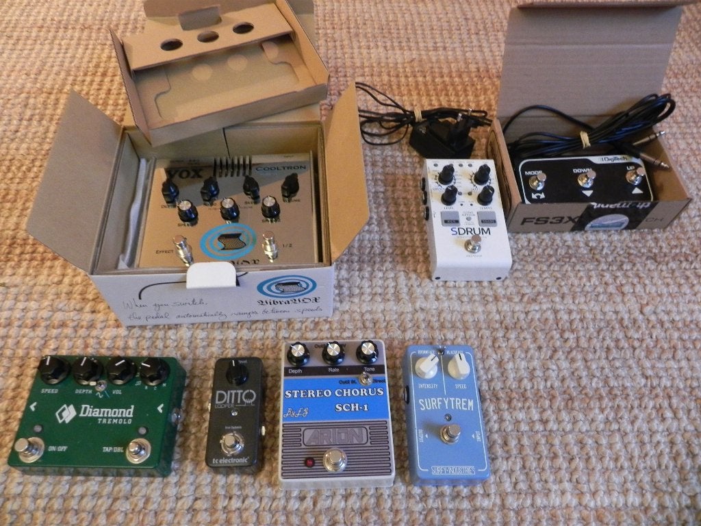 Meerdere pedalen: Diamond, Surfy, Boss, Vox, TC, Digitech, Ophalen of Verzenden, Zo goed als nieuw