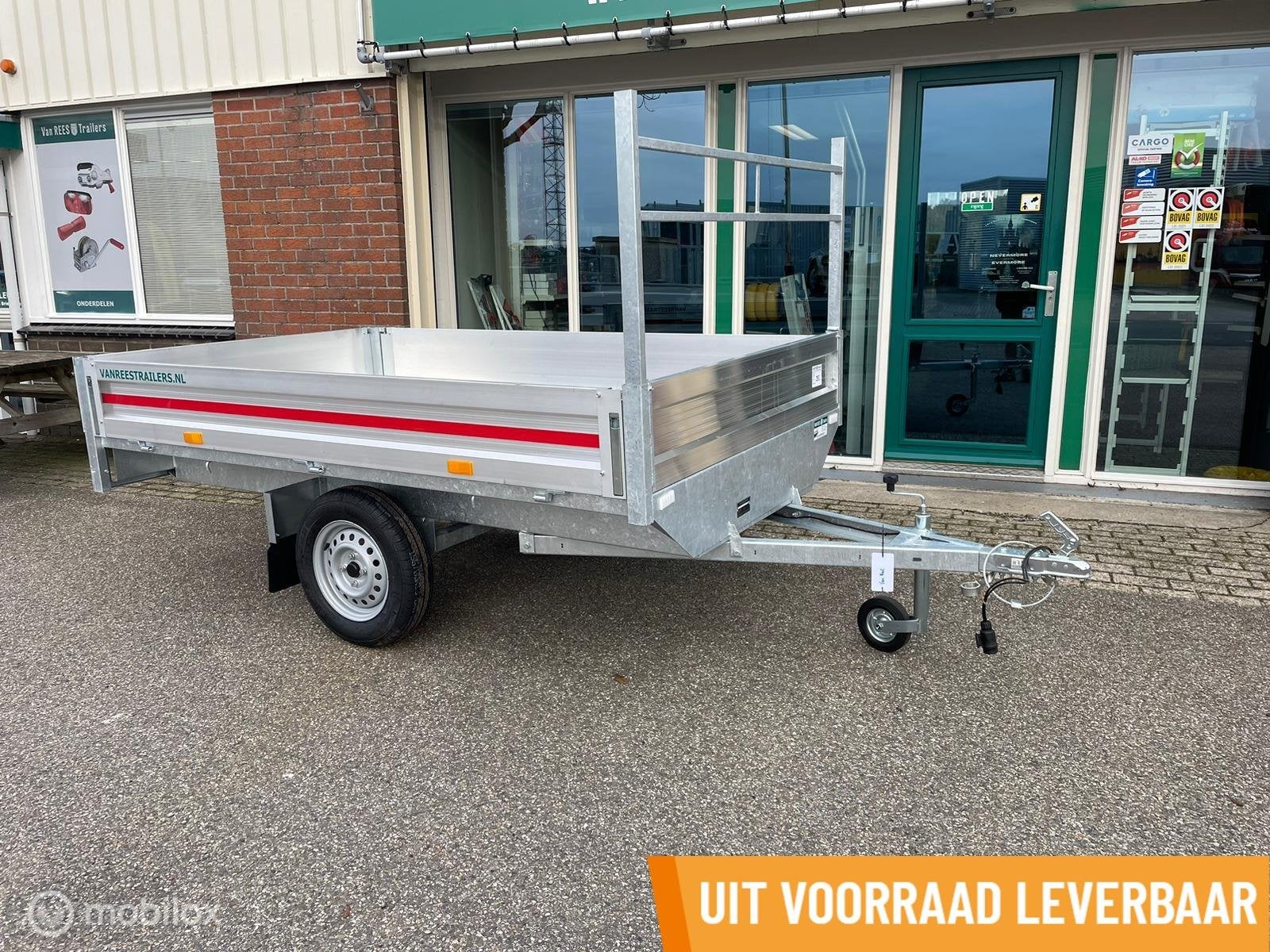 Plateau aanhanger ongeremd 750kg NIEUW 300x150, Nieuw