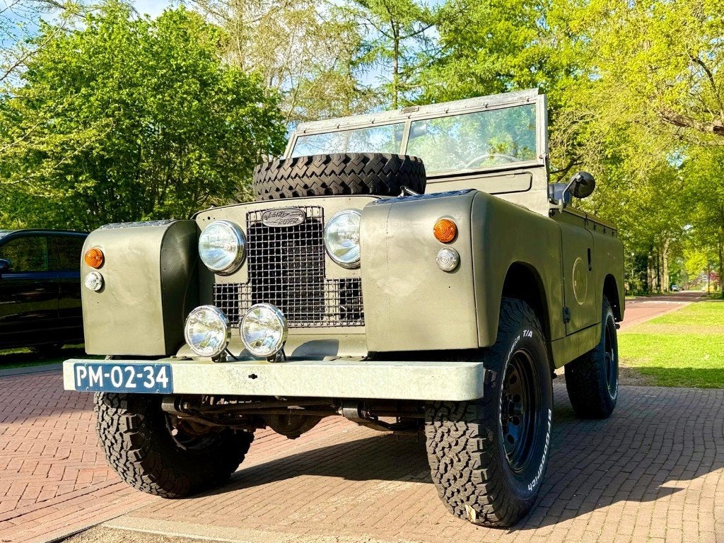 Land Rover Series 2A 1969, Auto's, 2286 cc, Zwart, 1520 kg, Cabriolet