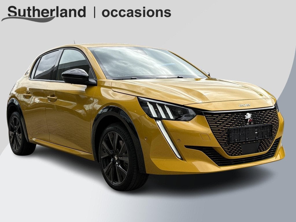 Peugeot e-208 EV GT 50 kWh | 99,3% SOH | 7800 KM | Stoelverw, Auto's, Peugeot, 136 pk, Gebruikt, 351 km, Leder en Stof