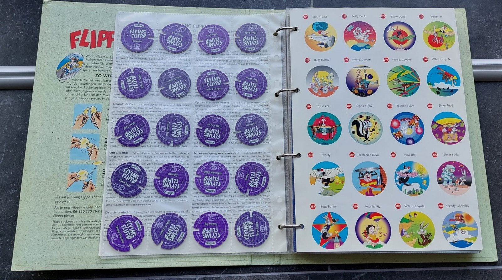 Complete set Flying flippo's 251-290, Ophalen of Verzenden, Flying, Losse flippo's