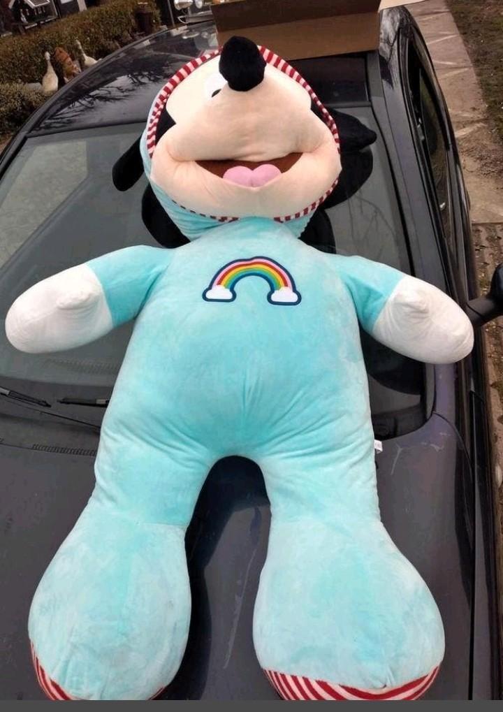 Grote Mickey Mouse knuffel met regenboog, Kinderen en Baby's, Speelgoed | Knuffels en Pluche, Disney, Disney, Overige typen, Blauw