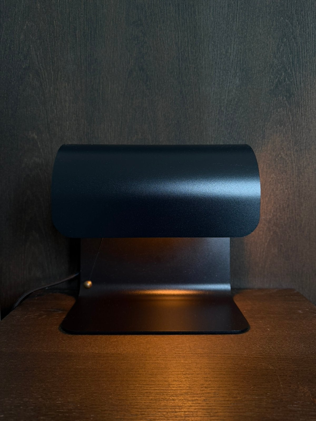 Zara Home bureau lamp nachtlampje van gebogen metaal zwart, Huis en Inrichting, Zwart, Ophalen, Zo goed als nieuw, Metaal