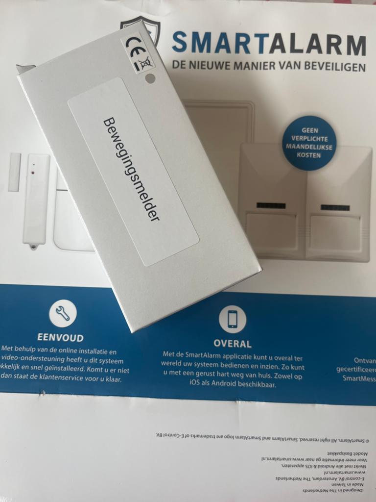 SmartAlarm Bewegingsmelder - Nieuwe Manier van Beveiligen, Ophalen of Verzenden, Nieuw, Detector, Sensor of Melder, Beweging