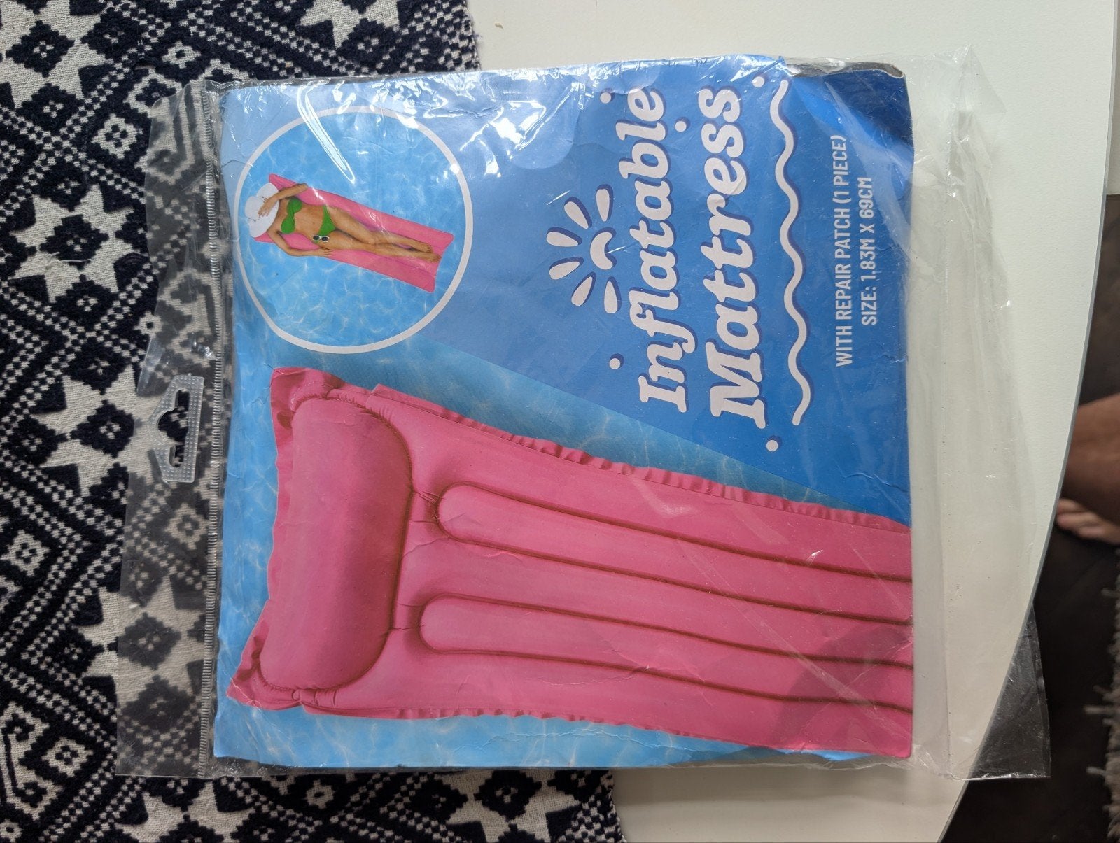 Inflatable pink pool mattress, Ophalen of Verzenden, Nieuw