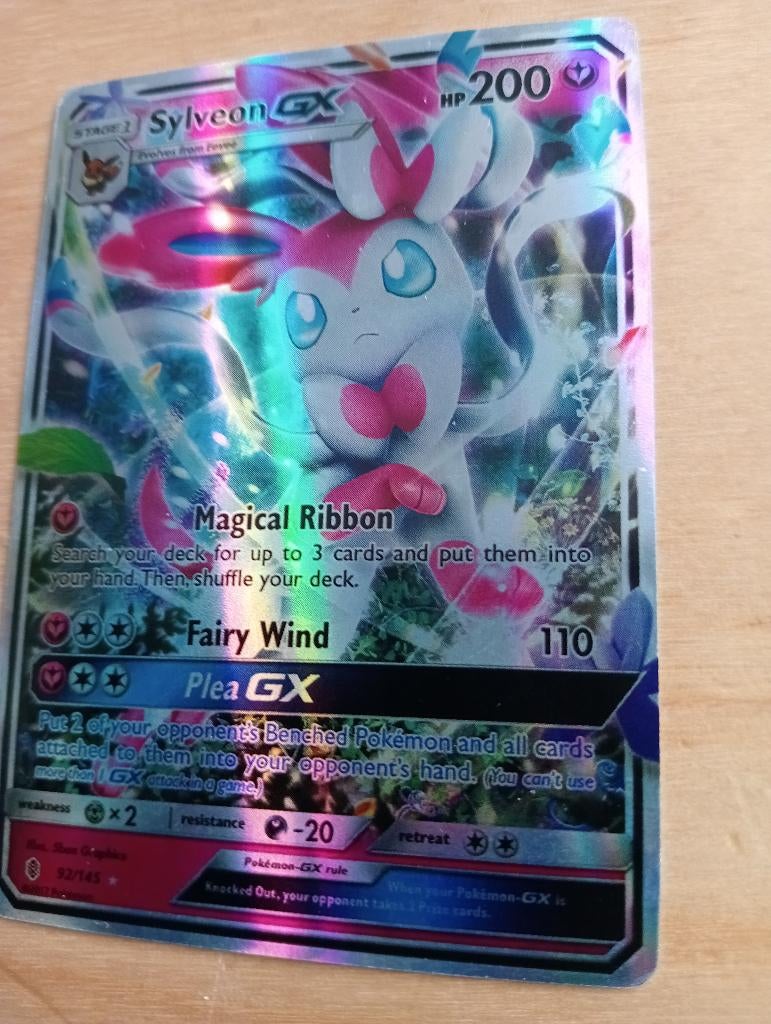 Pokemon kaart Sylveon GX, Ophalen, Nieuw, Losse kaart