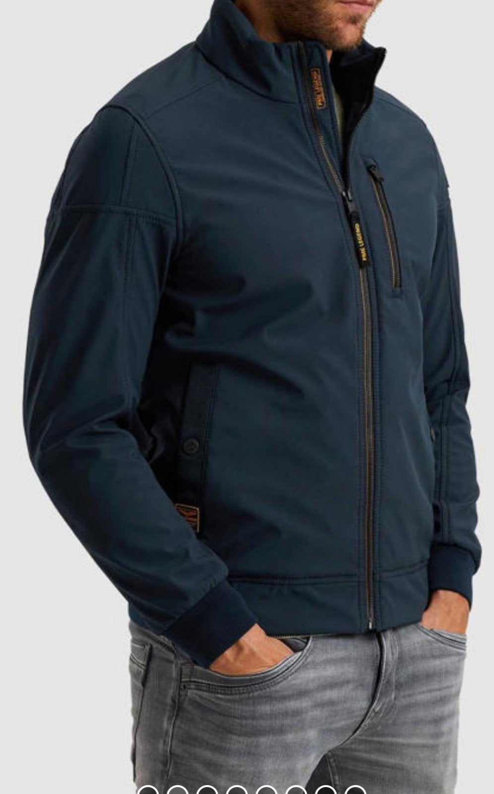 PME SKYGLIDER softshell jas donkerblauw XXL (valt klein), Blauw, Overige maten, Ophalen of Verzenden, Zo goed als nieuw