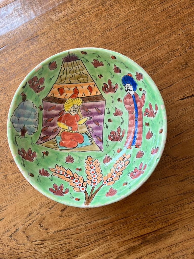 Ottomaans schaaltje antiek, Antiek en Kunst, Ophalen of Verzenden