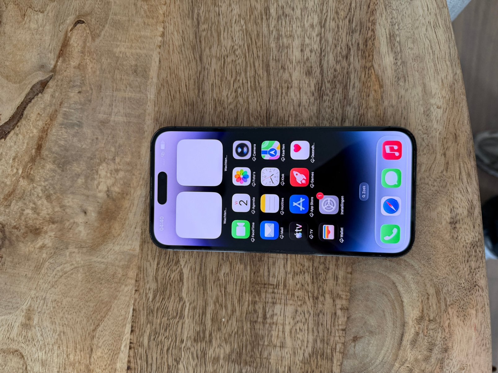 Iphone 14 pro max 128GB Spacezwart.