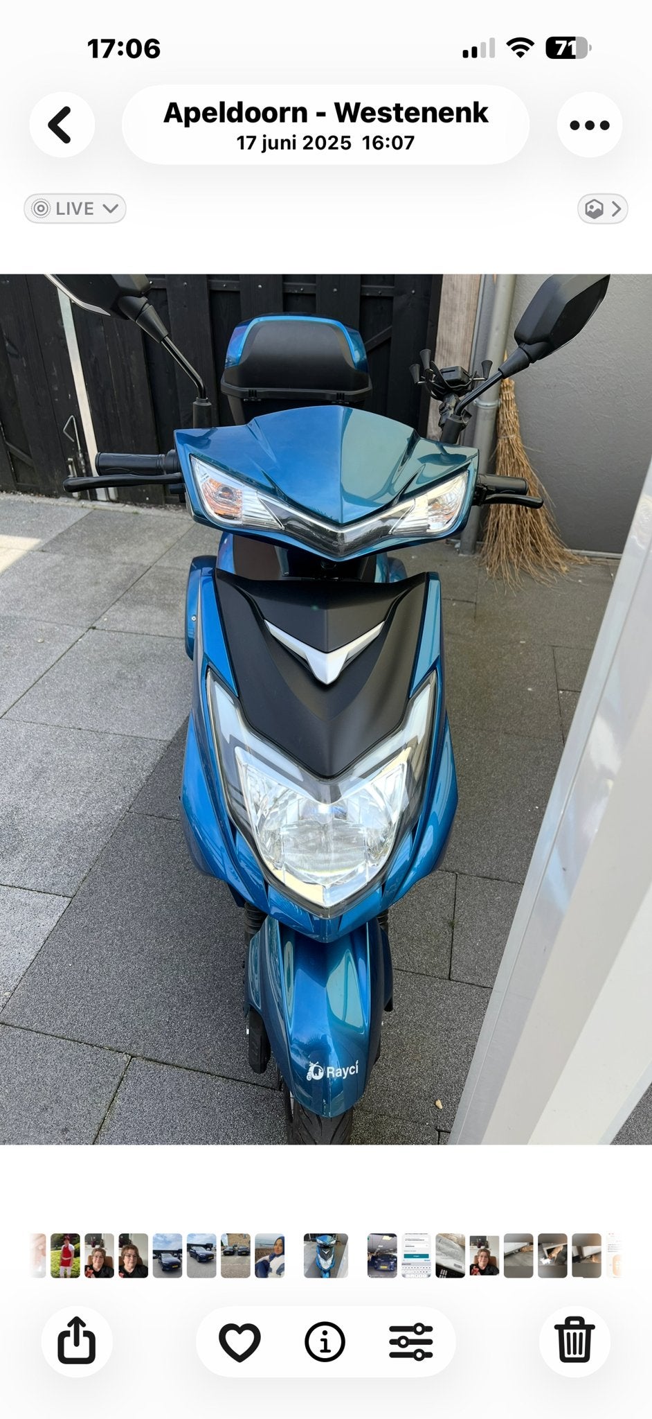 Te koop hele mooie scootmobiel wegens omstandigheden, Fietsen en Brommers, Ophalen, Zo goed als nieuw, Overige merken