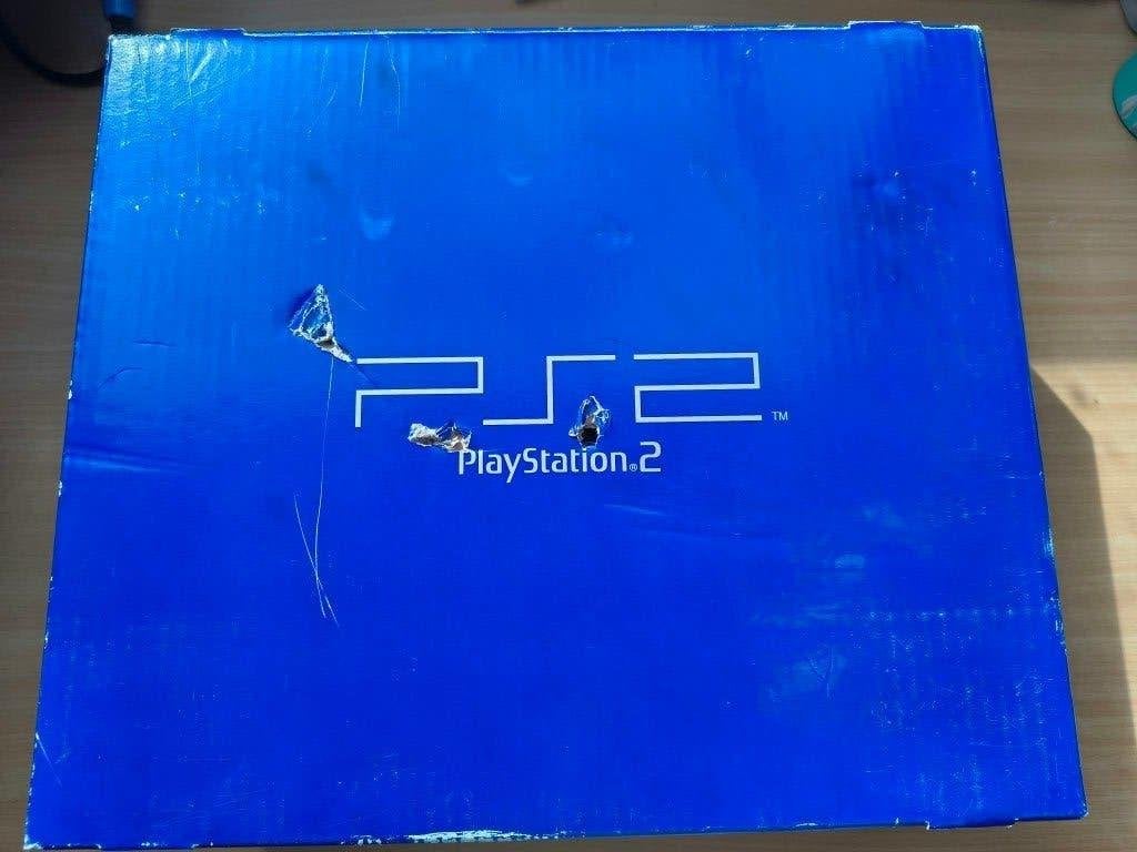 PS2 console boxed, Spelcomputers en Games, Gebruikt, Ophalen of Verzenden, Met 1 controller, Phat