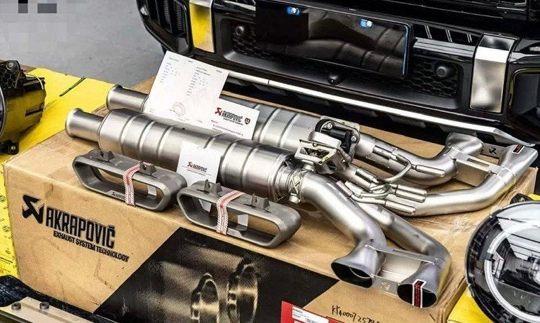 Akrapovic Evolution uitlaat - Mercedes AMG G63 W463A 19+, Auto diversen, Tuning en Styling, Ophalen of Verzenden