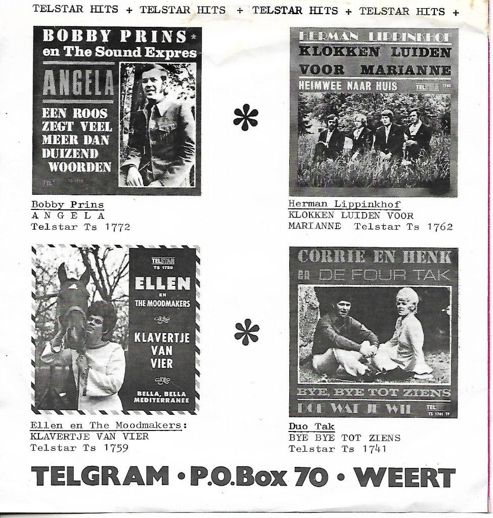 De Zangeres Zonder Naam - Mandolinen in Nicosia (Telstar), Ophalen of Verzenden, Gebruikt, 7 inch, Nederlandstalig