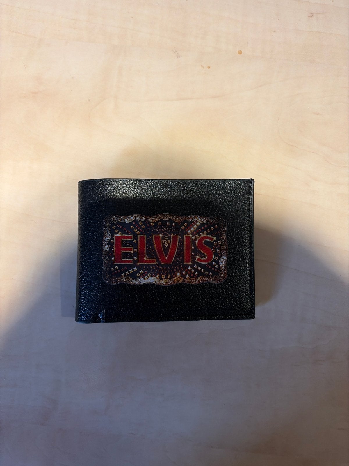 Zwarte Elvis Presley portemonnee, Sieraden, Tassen en Uiterlijk, Ophalen of Verzenden, Nieuw, Zwart, Overige merken
