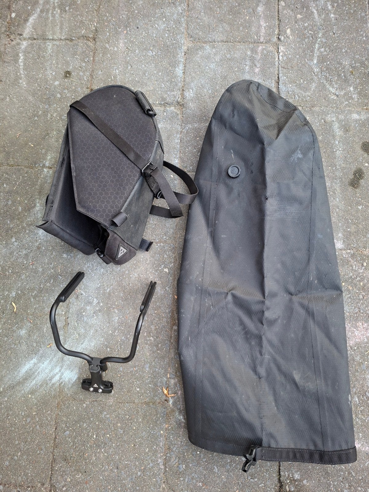 Topeak BackLoader Zadeltas + Wishbone Stabilisator (set), Ophalen of Verzenden, Gebruikt