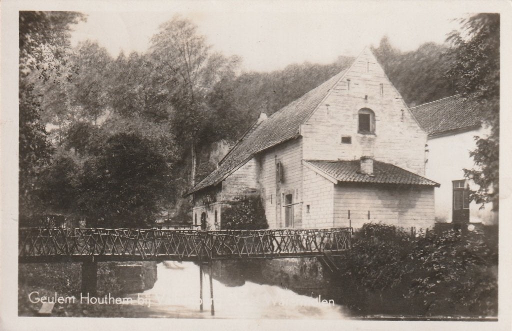 GEULEM HOUTHEM Oude Watermolen Tekst Links 1948, Verzenden, 1940 tot 1960, Gelopen, Limburg