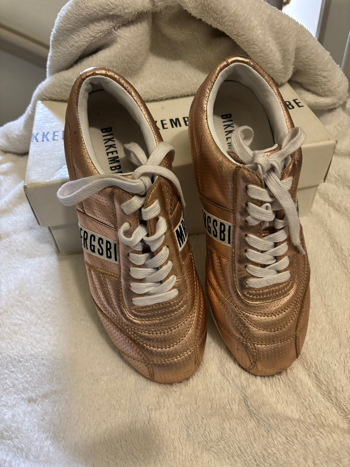 Bikkembergs sneakers rose goud - Zo goed als nieuw, Ophalen of Verzenden, Zo goed als nieuw, Roze, Sneakers of Gympen