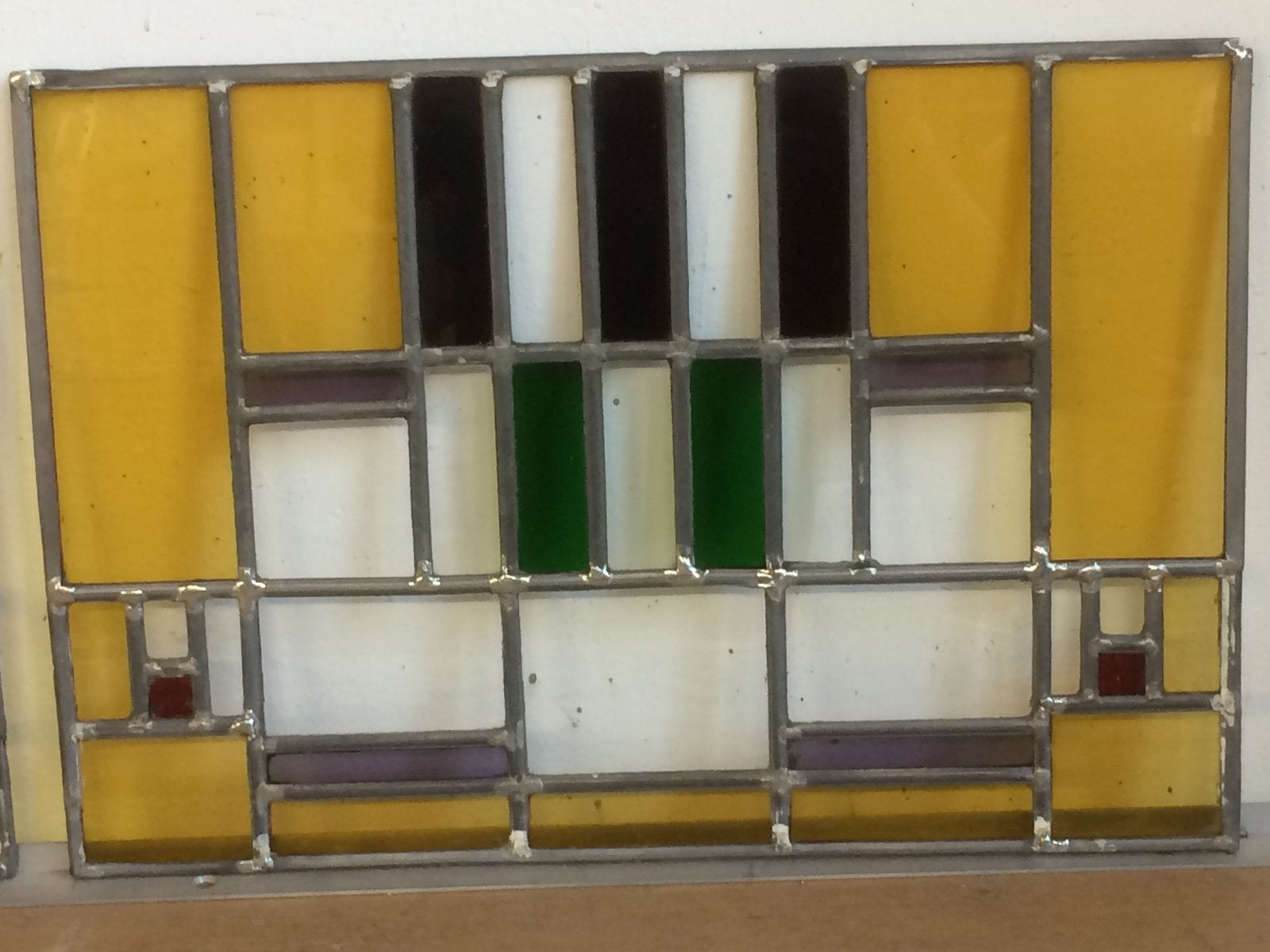 Glas voor Tiffany en/of glas in lood, Doe-het-zelf en Verbouw, Ophalen, Gebruikt, Overige typen, Glas in lood