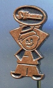 Sljeme koperkleurig slagerijen speldje ( V_205), Verzenden, Nieuw, Merk, Speldje of Pin