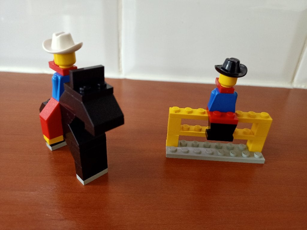 vintage Lego 617 cowboys, Kinderen en Baby's, Speelgoed | Duplo en Lego, Gebruikt, Lego, Ophalen of Verzenden, Compleet