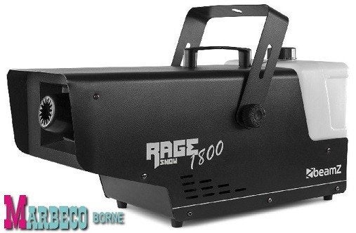 Sneeuwmachine, Snow machine, 1800watt, Afstandsbed, Rage1800, Overige typen, Nieuw, Info@marbeco.nl, BeamZ