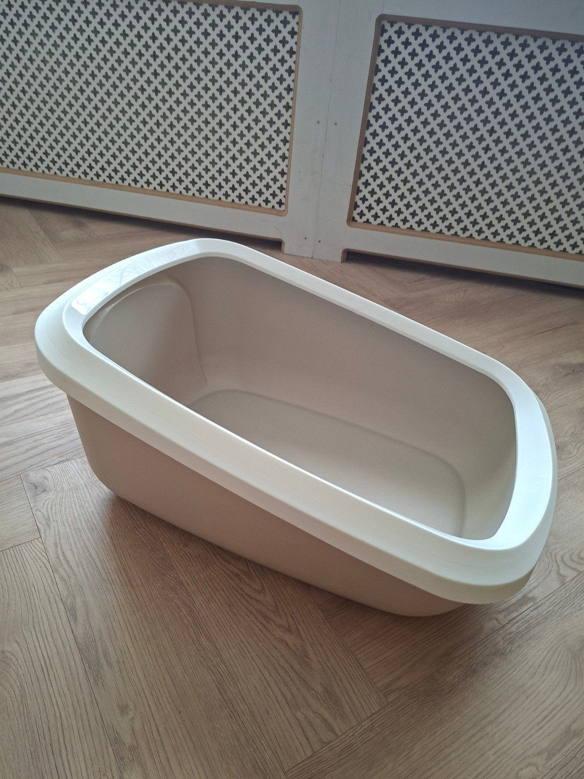Grote kattenbak van Savic, mokka kleur., Dieren en Toebehoren, Ophalen, Zo goed als nieuw