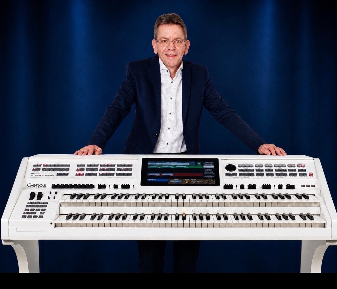 WERSI OAX 800 Parelmoer, Ophalen, Zo goed als nieuw, 2 klavieren, Orgel