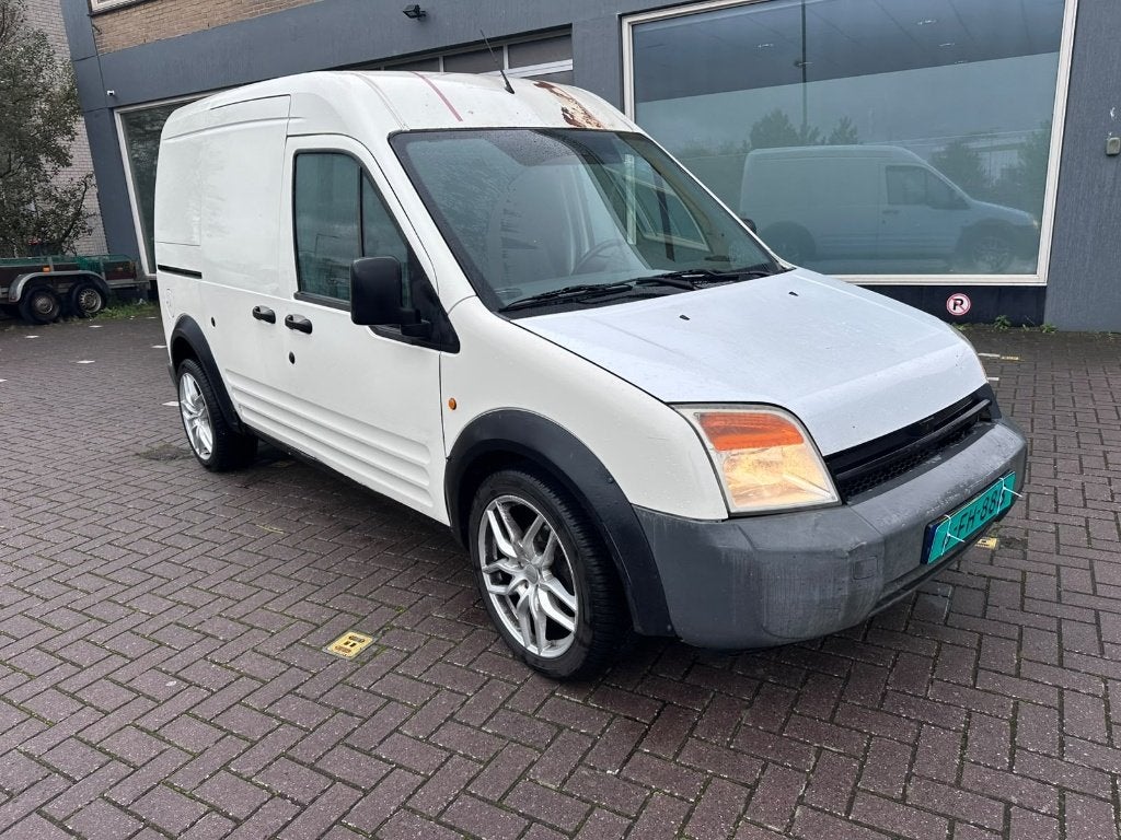 Ford Transit Connect 1.8-16V AIRCO  SCHUIFDEUR Benzine, Stof, Wit, Bedrijf, Handgeschakeld