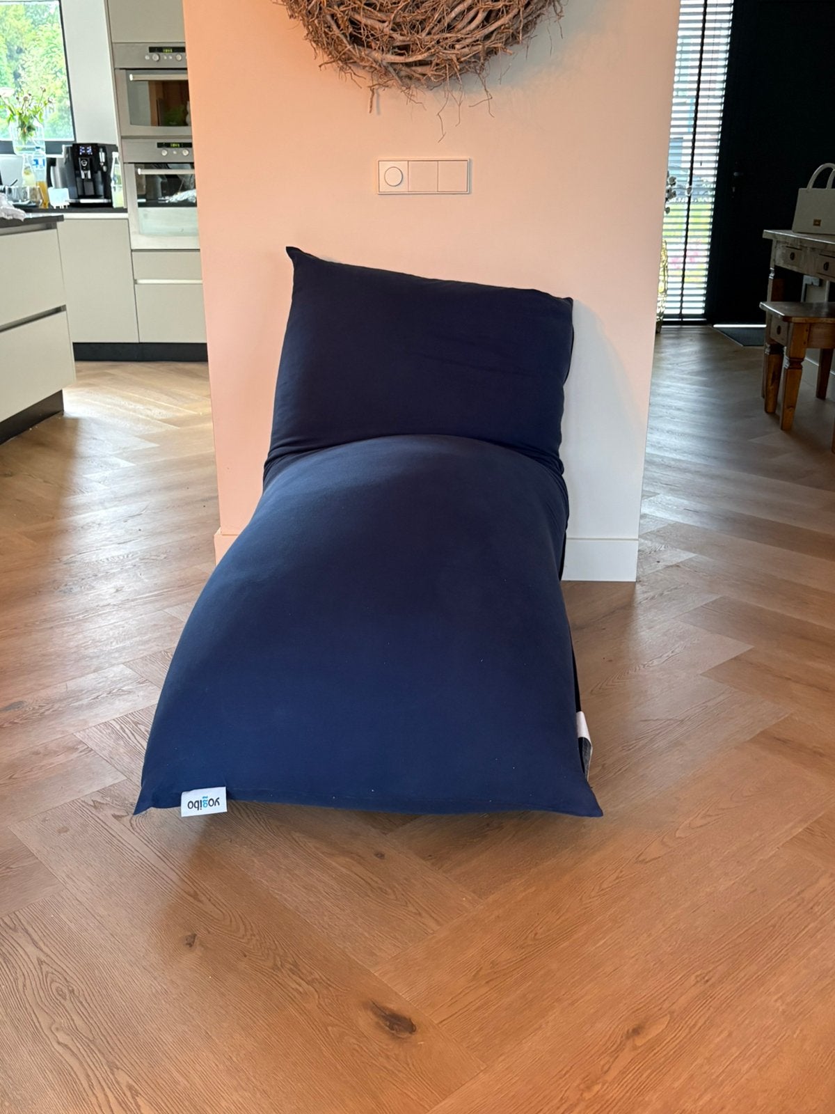 Yogibo Zitzak - Comfortabel en Veelzijdig, Ophalen, Zo goed als nieuw, Blauw, Zitzak