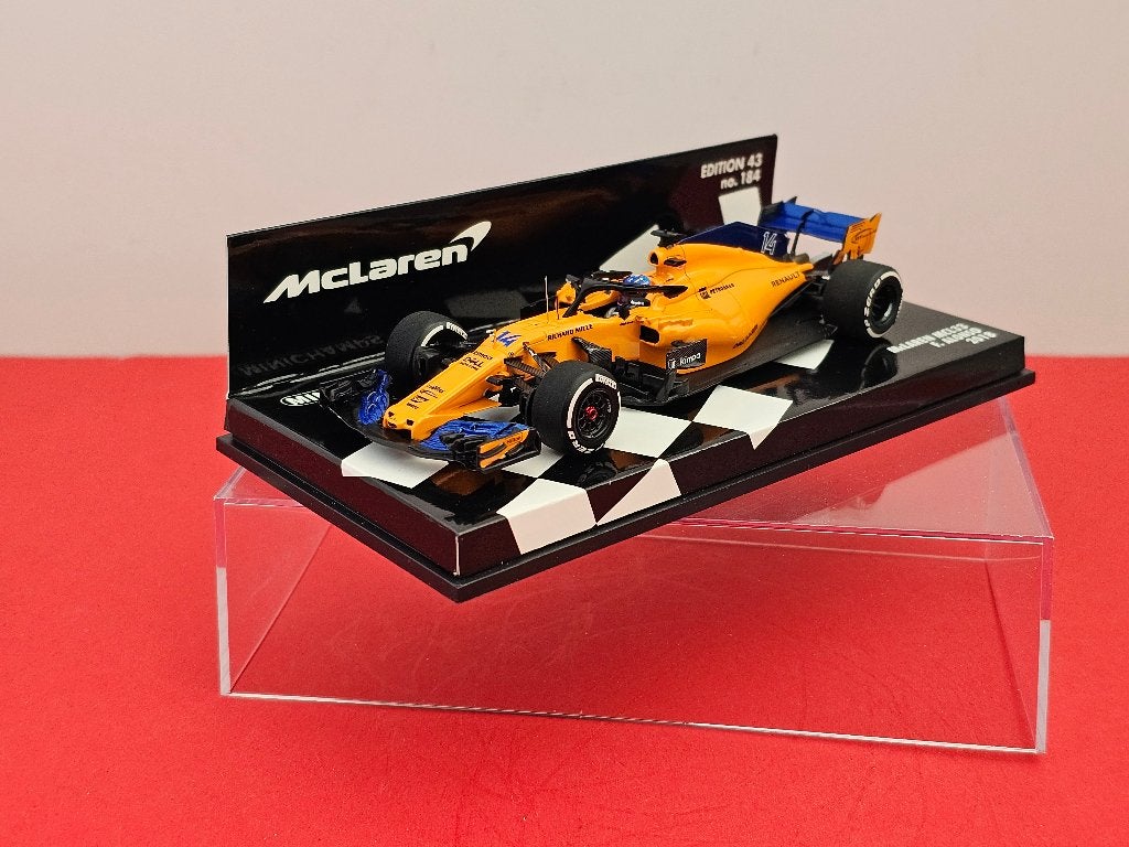 McLaren MCL33, Fernando Alonso # 14, 2018, Minichamps., Hobby en Vrije tijd, Modelauto's | 1:43, Ophalen of Verzenden, Zo goed als nieuw