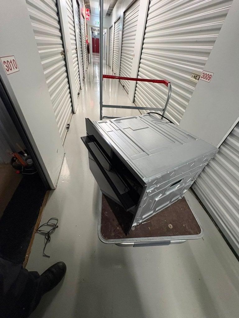 Pelgrim OVW530RVS Inbouw Oven - Zwart, Hete lucht, Zo goed als nieuw, Gas, Vrijstaand