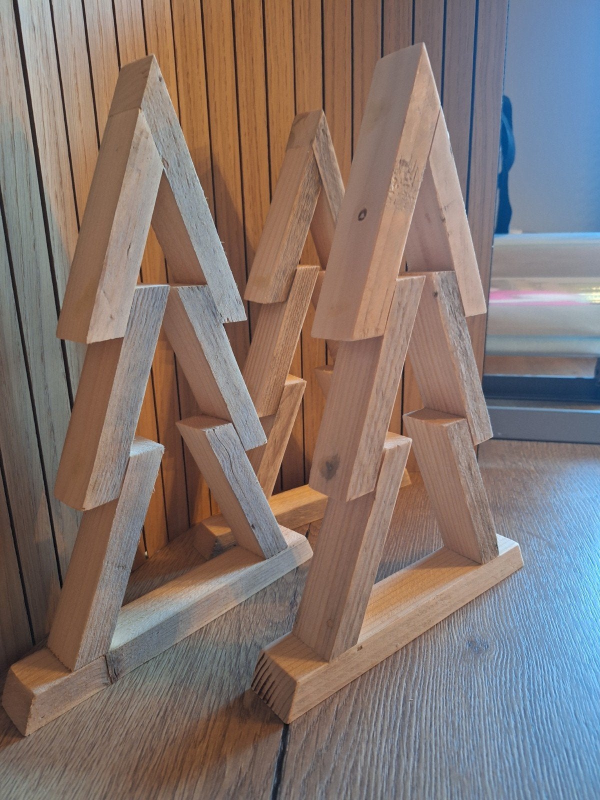 Handgemaakt steigerhouten kerstboompje, Ophalen, Nieuw