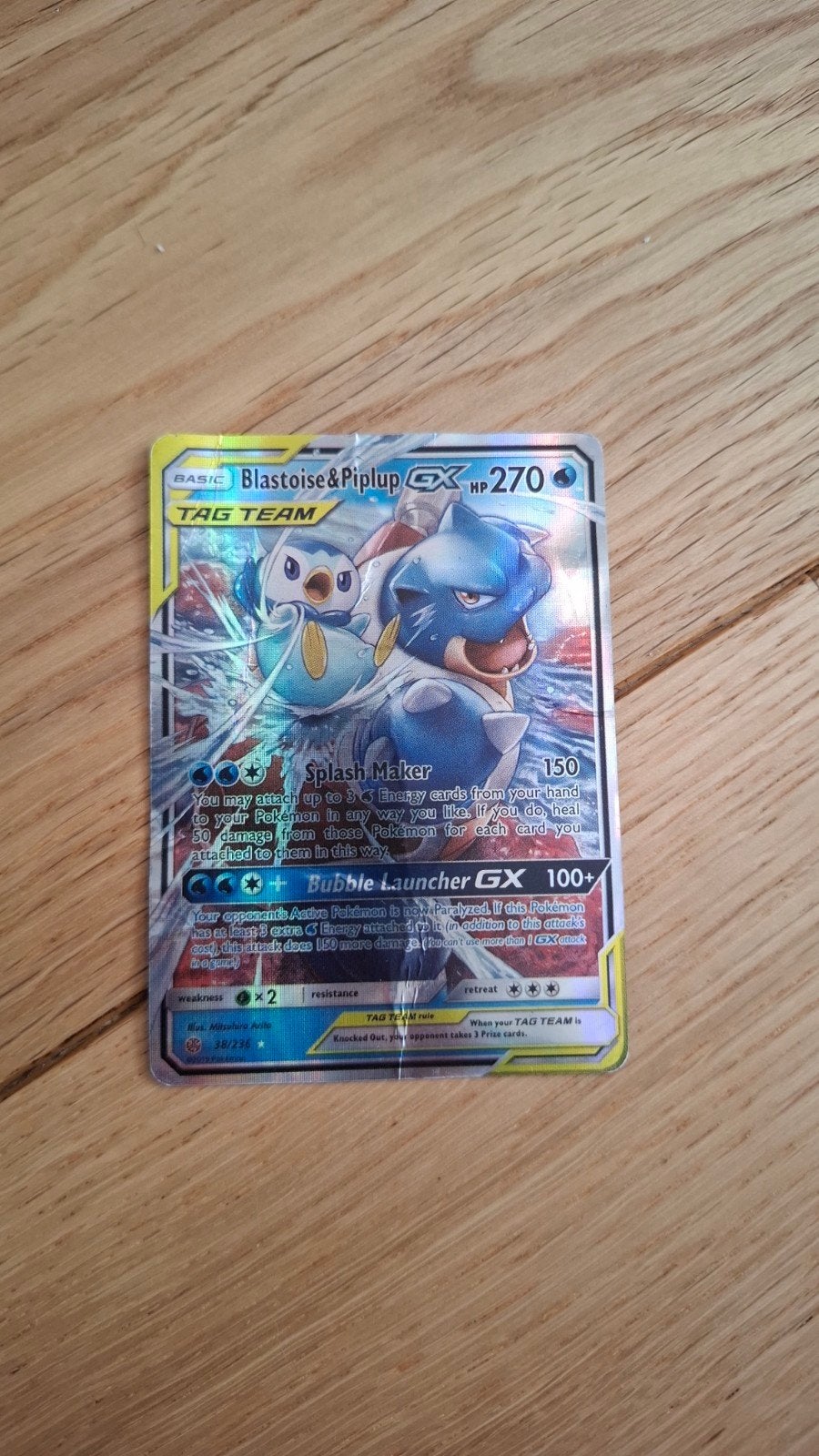 cool shiny Pokémon card, Ophalen, Zo goed als nieuw, Losse kaart