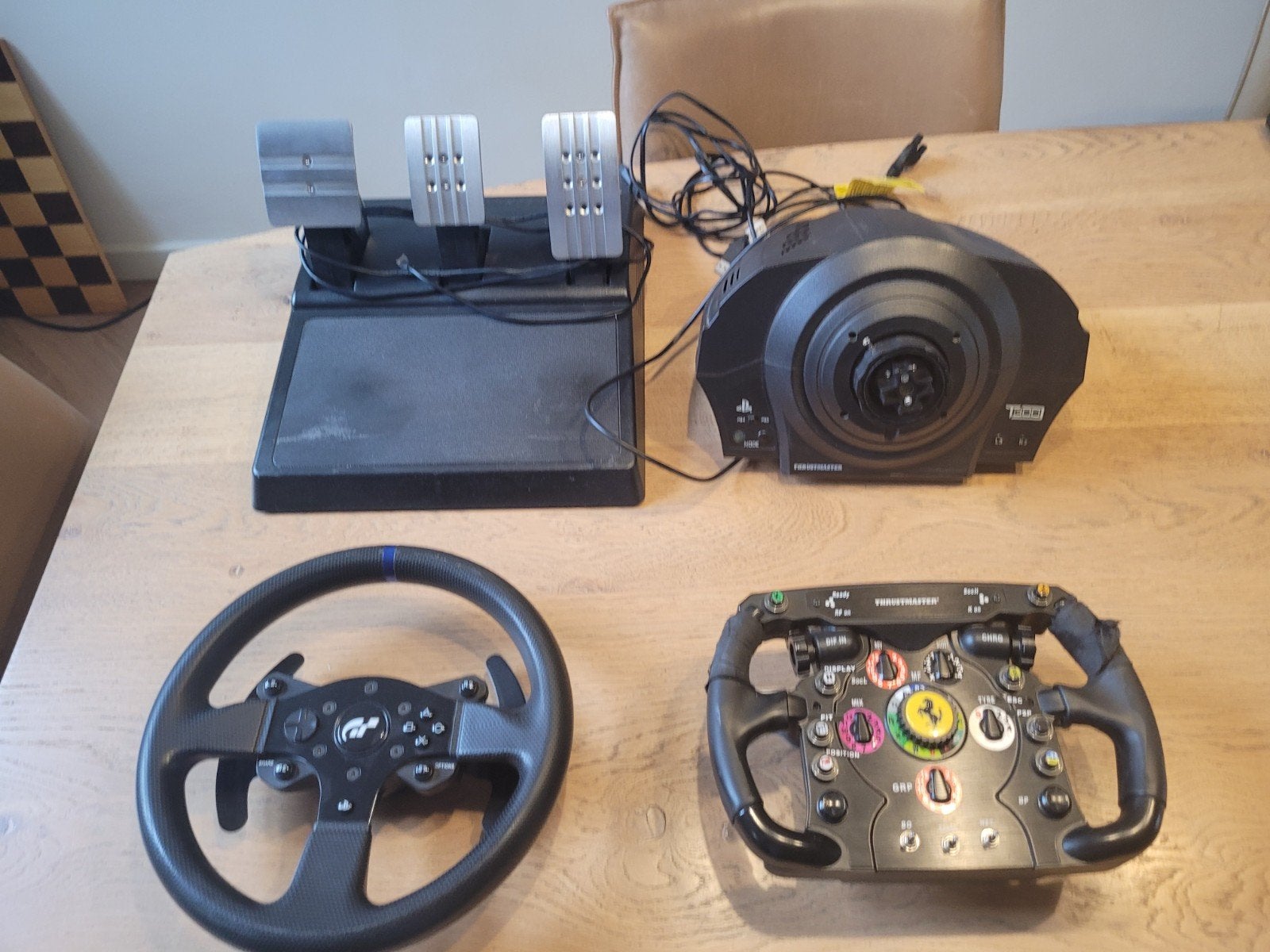Thrustmaster T300 Edition met F1 en GT stuur, Racestuur, Gebruikt, Force feedback, Thrustmaster