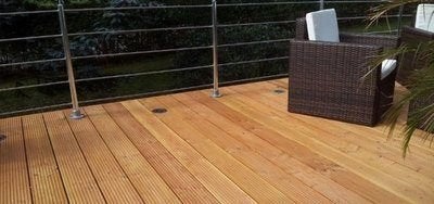 Douglas vlonderplanken Decking 25x145mm, Tuin en Terras, Ophalen of Verzenden, Nieuw, Hout