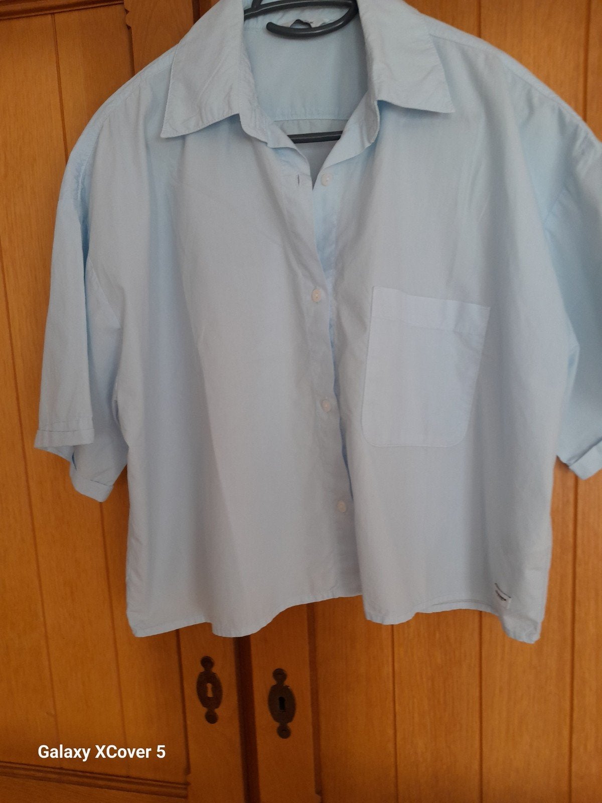 Lichtblauwe blouse van Penn&Ink valt als maat 42/44., Kleding | Dames, Penn & Ink, Maat 42/44 (L), Zo goed als nieuw, Verzenden