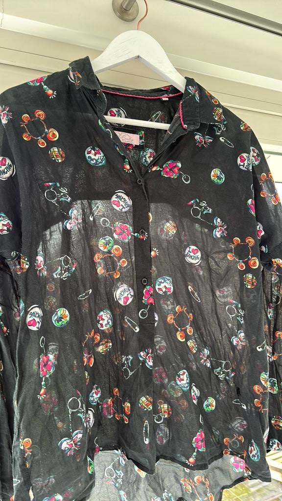 Emily van den bergh maat 40 blouse, Ophalen of Verzenden, Zo goed als nieuw, Maat 38/40 (M)