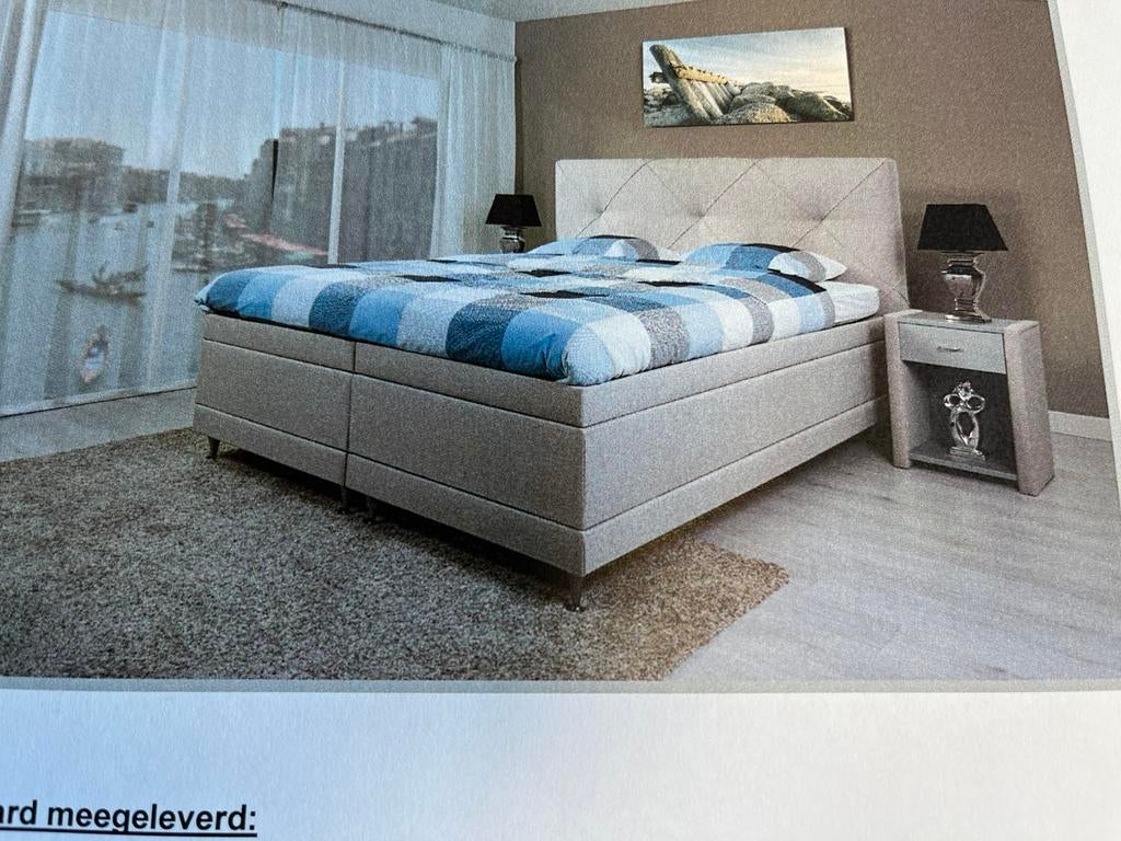 Waterbed  Poseidon 180-220 op ideale hoogte Bieden mogelijk, Huis en Inrichting, Solo-systeem, Ophalen of Verzenden, 180 cm, Gestabiliseerd
