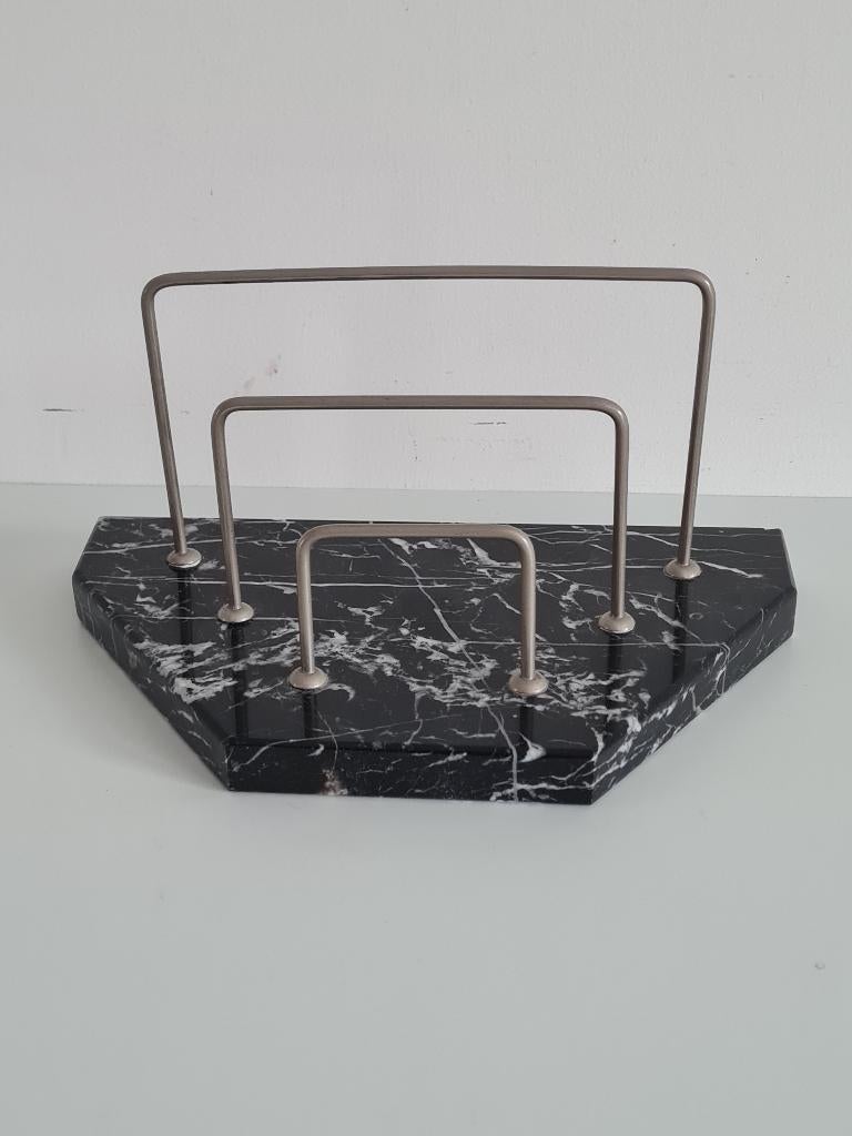 Vintage art deco brievenhouder / marmer, Antiek en Kunst, Ophalen of Verzenden