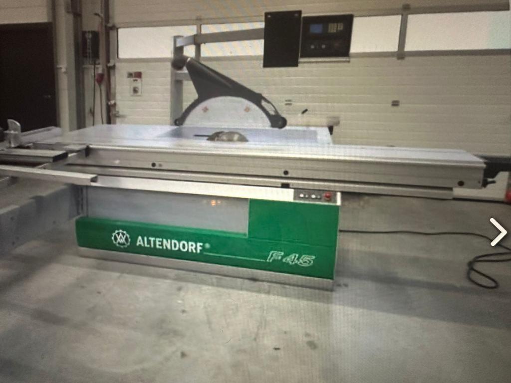 Altendorf formaatzaag type F 45  gestuurd, Ophalen, Gebruikt, 70 mm of meer, Overige typen