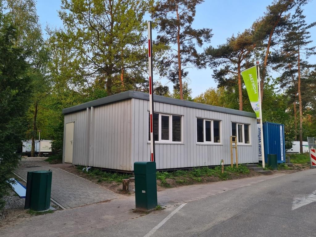 Kantoorunit / woonunit / tijdelijke winkel / bouwkeet 6x9m, Ophalen