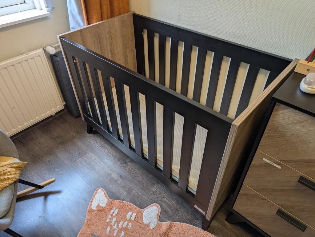 Interbaby ledikant met Tutum babymatras, Ophalen, Gebruikt, Ledikant