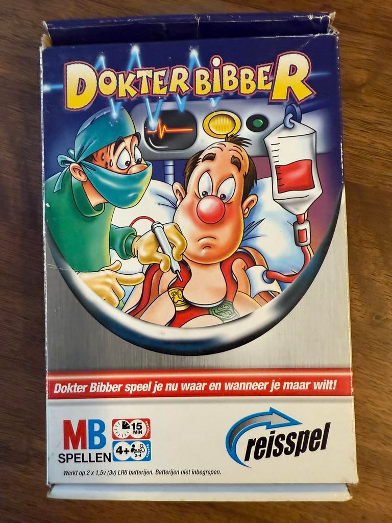 Dr. Bibber reisspel - compleet en in zgan staat, Drie of vier spelers, Ophalen of Verzenden, Zo goed als nieuw