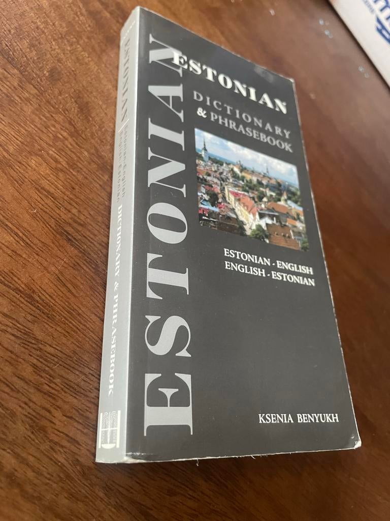 Estisch-Engels Woordenboek & Phrasebook, Ophalen of Verzenden, Zo goed als nieuw, Overige uitgevers, Engels