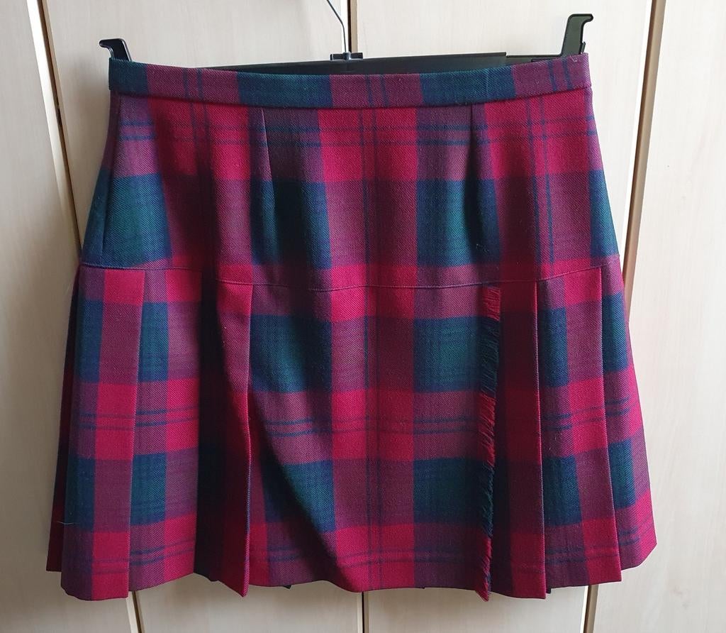 Schotse rok minirok, Verzenden, Zo goed als nieuw, Maat 38/40 (M), Boven de knie