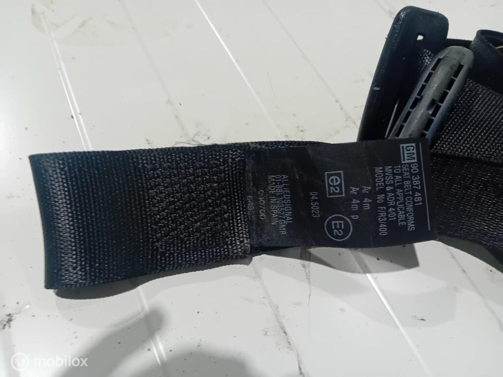 Gordel Opel Corsa B GM90387481 GM9387482, Gebruikt, Ophalen of Verzenden